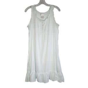 Carole Hochman cotton sleeveless nightgown/chemise, size medium